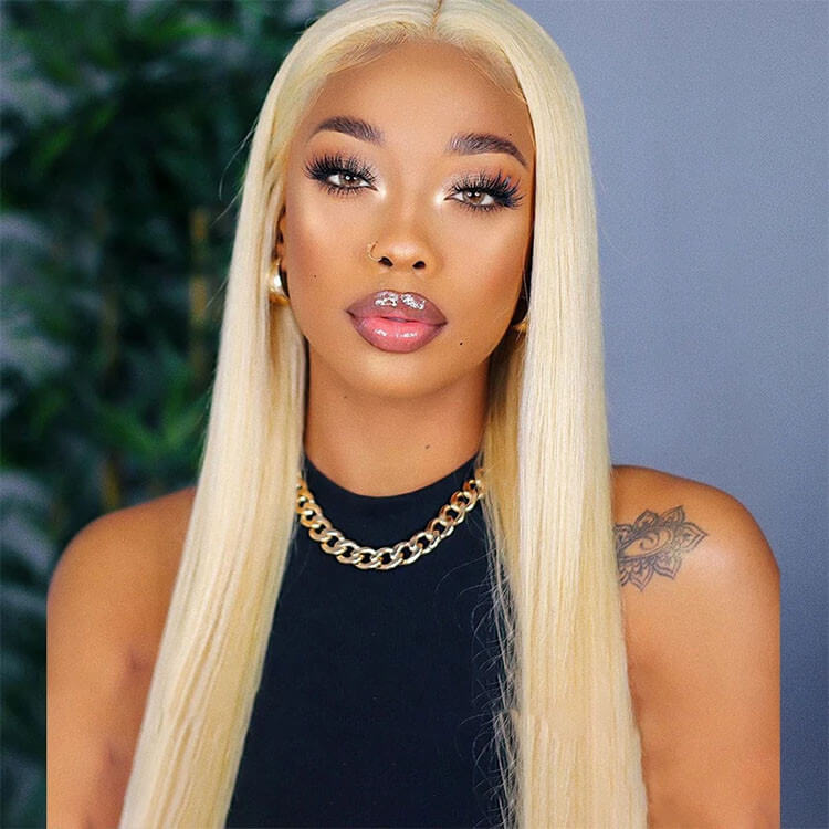 Straight 613 Wigs Blonde 13*4 Lace Front Wigs Affordable Wigs 150% Density