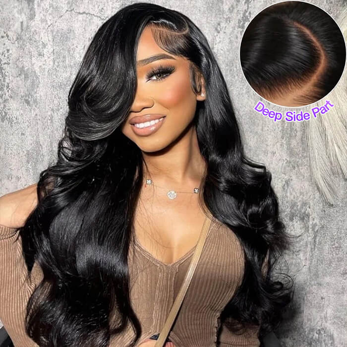 Bleached Knots | Upgrade 8x5 HD Pre Cut Lace Glueless Body Wave Lace Closure Wig Human Hair Ready & Go