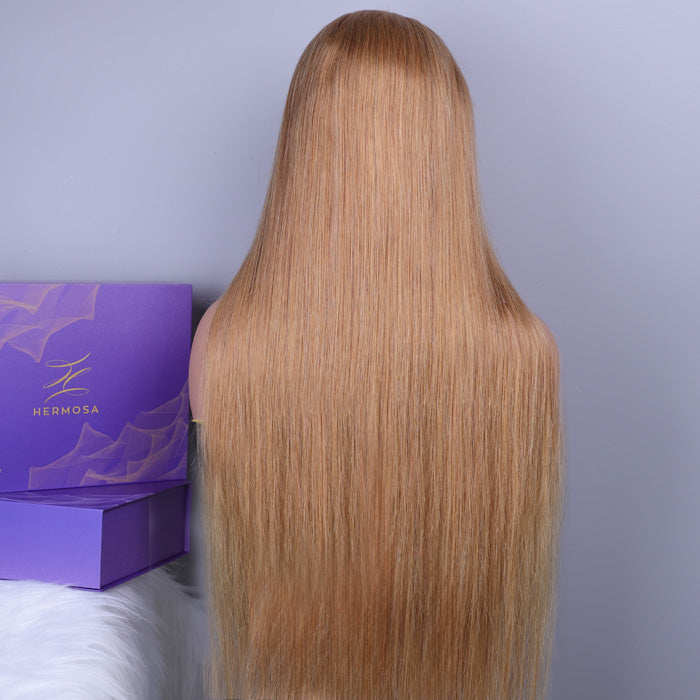 #27 Honey Blonde Straight/Body Wave Upgrade 8x5 Pre Cut HD Lace Ready & Go Glueless Human Hair Wigs