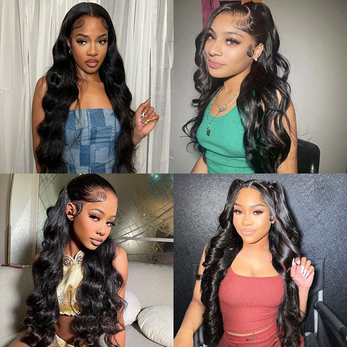 Glueless 8x5 Closure HD Lace Wig Loose Body Wave Ready Go Wig Pre-Plucked Hairline