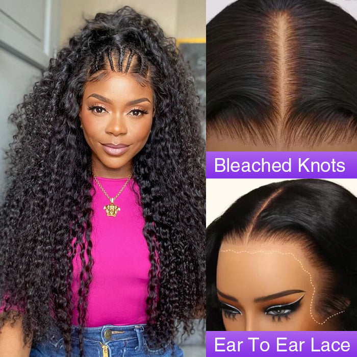 Curly Wig 13x6 Real Ear To Ear Lace Frontal Pre-All Wig Pre-Cut Lace Frontal Super Secure Wig