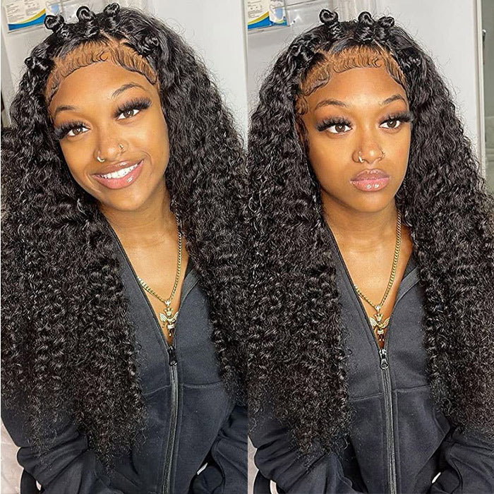 Pre Bleached Deep Wave Glueless Wig 8x5 Partingplus Lace Closure Wig Beginner Friendly 1 Min Install