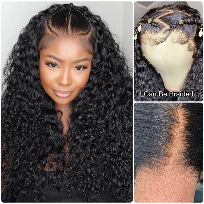 Bleached Knots | Ready & Go Glueless Wigs 8x5 HD Transparent Lace Closure Curly Human Hair Wigs