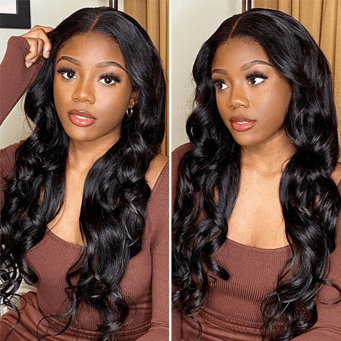 Body Wave V/U Part Human Hair Wigs No Leave Out Beginnger Friendly Easy Install