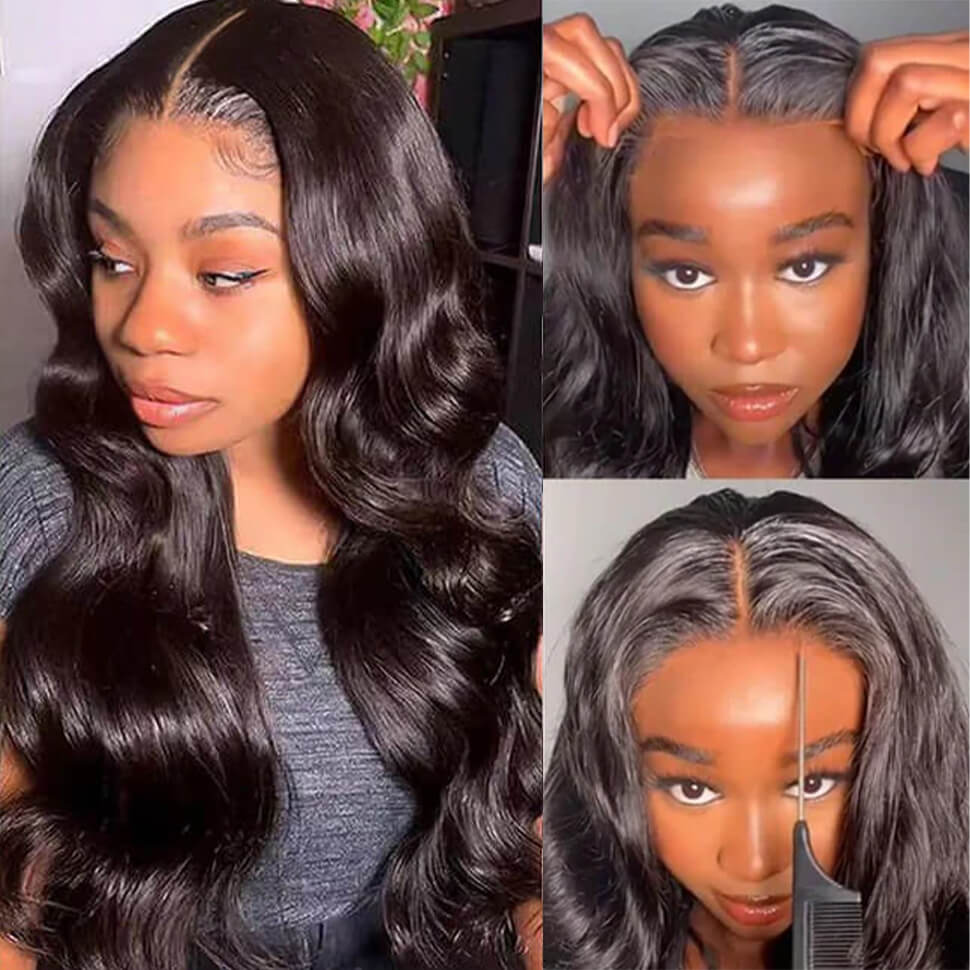 Glueless Wig 8x5 Closure HD Lace Pre Plucked & Bleached Ready to Go