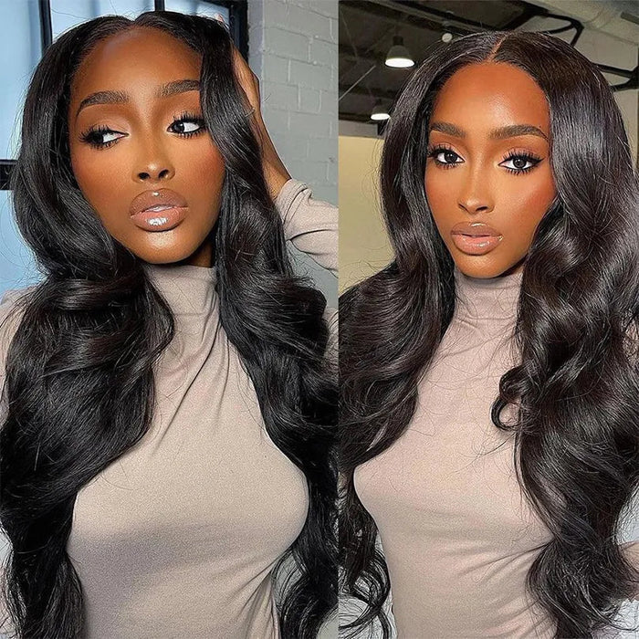 Pre Bleached Deep Wave Glueless Wig 8x5 Partingplus Lace Closure Wig Beginner Friendly 1 Min Install